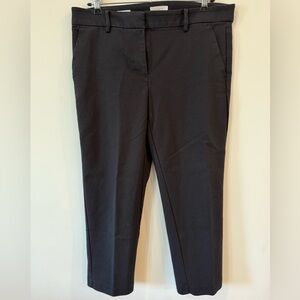 LOFT Riviera Slim Black Dress Pants Size 10 Work Ankle Trousers